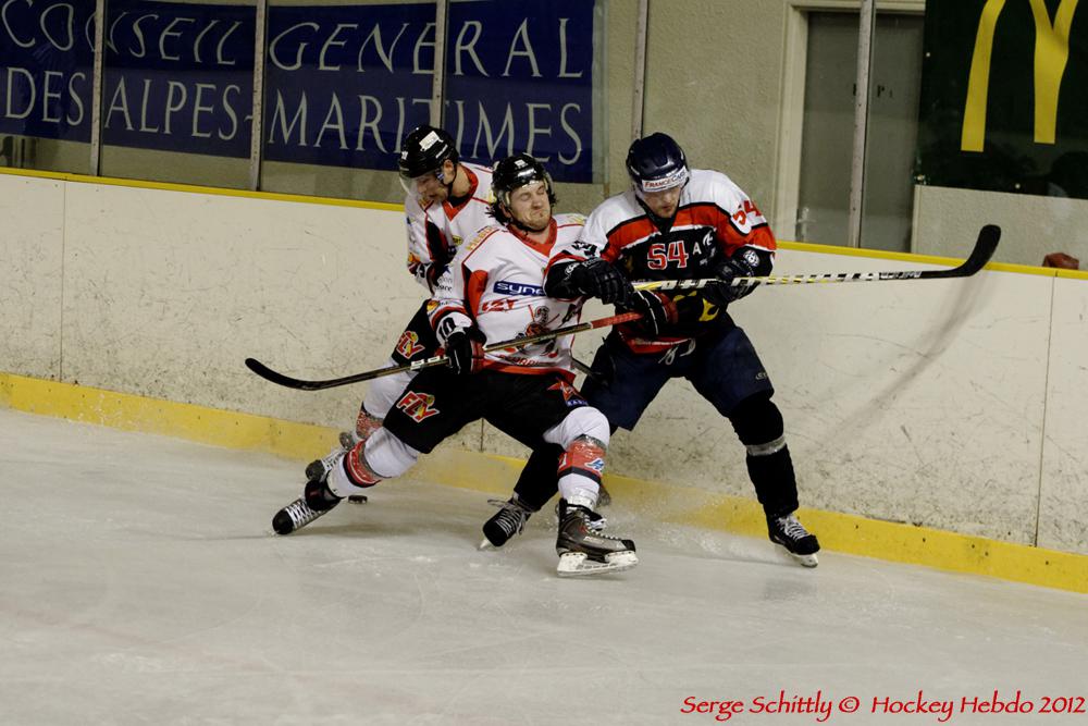 Photo hockey match Nice - Mulhouse