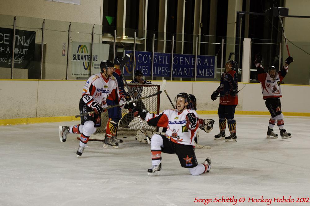 Photo hockey match Nice - Mulhouse