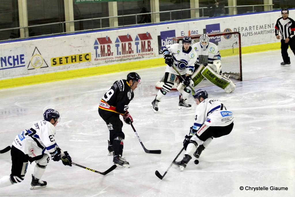 Photo hockey match Nice - Nantes 