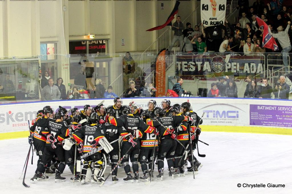 Photo hockey match Nice - Nantes 