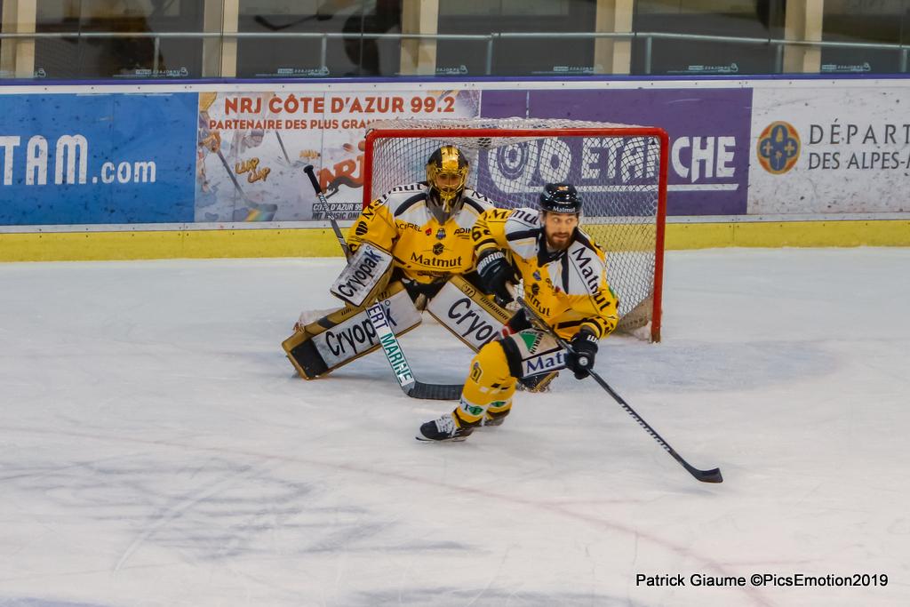 Photo hockey match Nice - Rouen