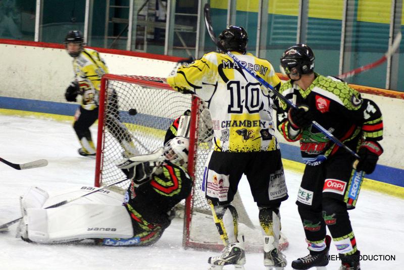 Photo hockey match Nimes - Chambry II