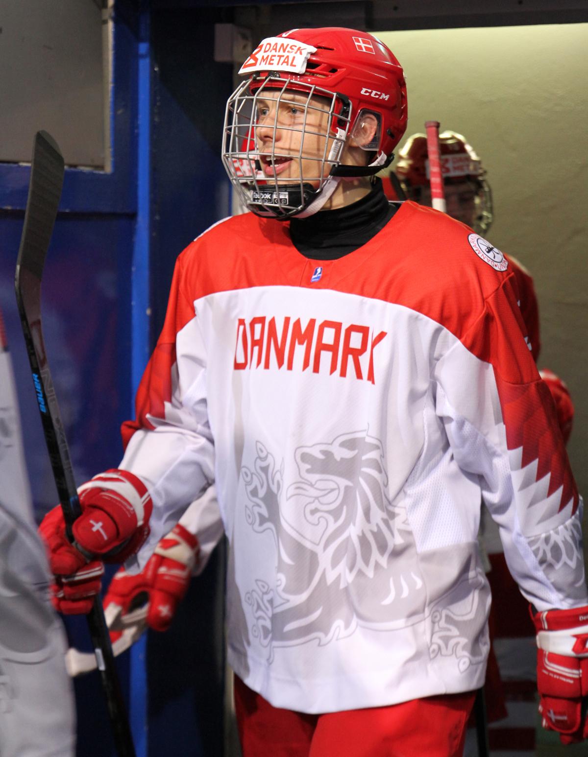 Photo hockey match Norway - Denmark