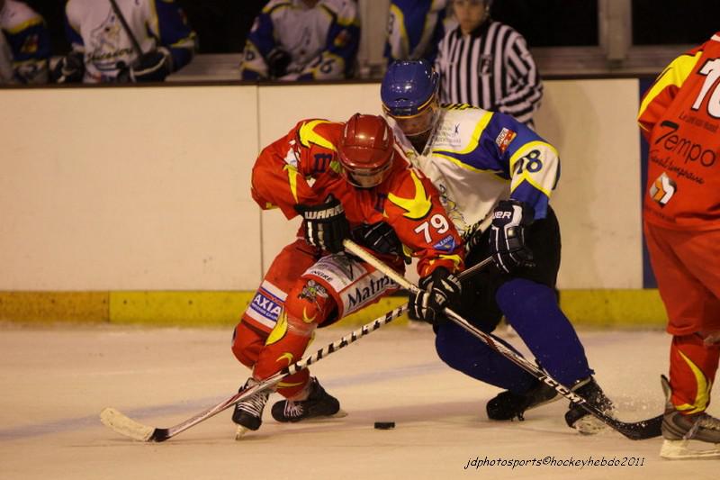 Photo hockey match Orlans - Toulon
