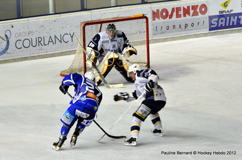 Photo hockey match Reims - Dunkerque