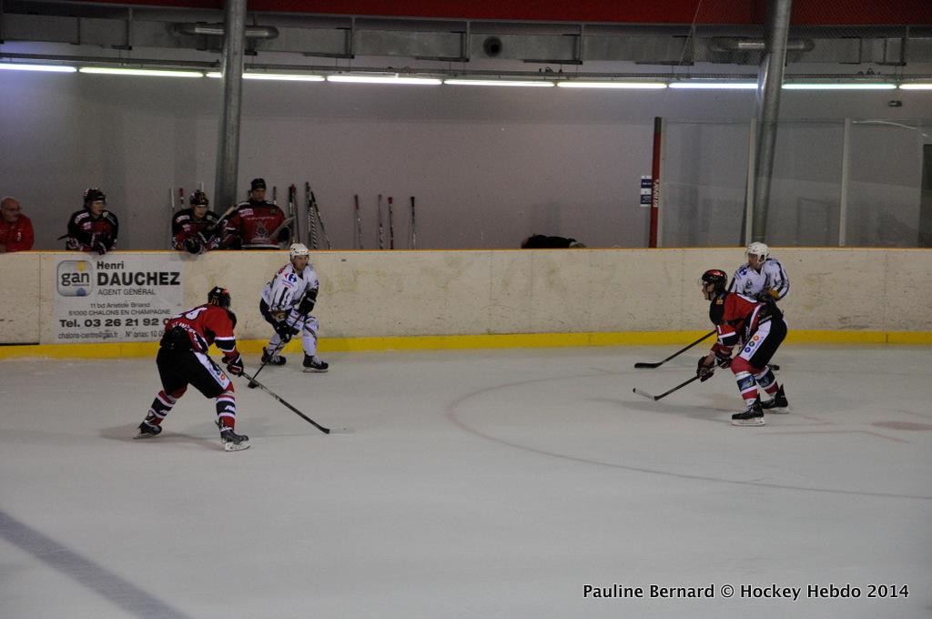 Photo hockey match Reims - Mulhouse