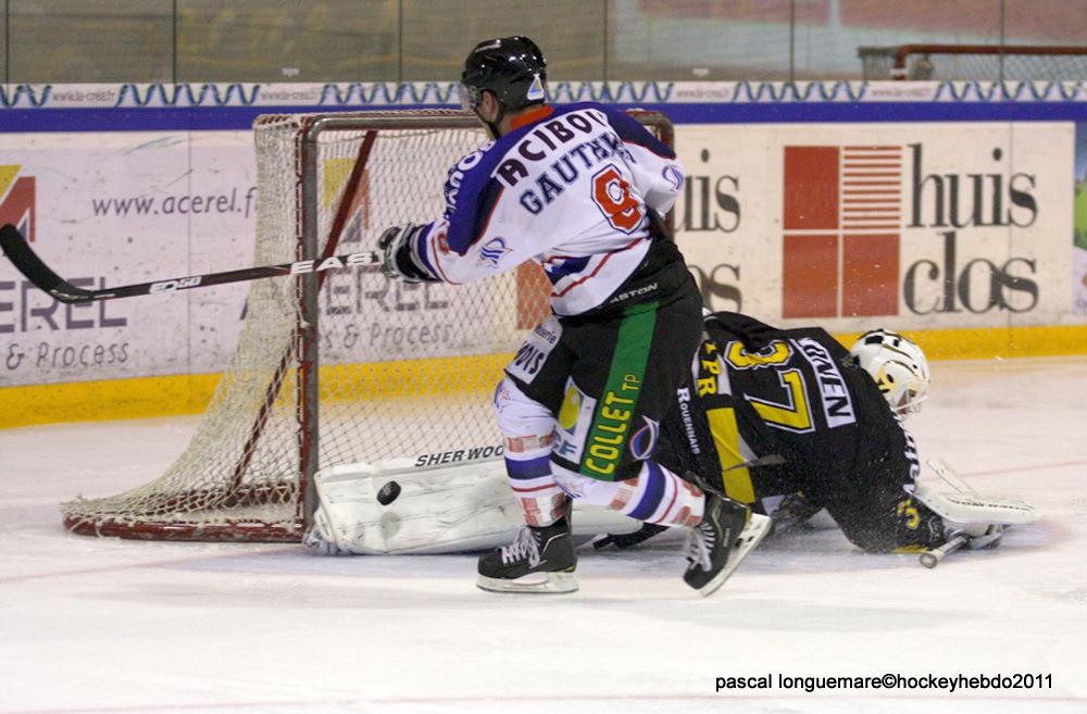 Photo hockey match Rouen - Caen 