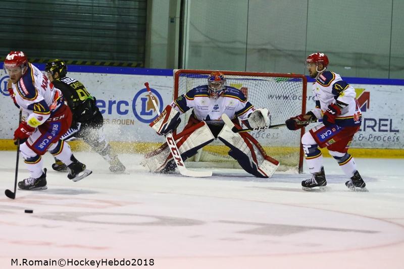 Photo hockey match Rouen - Grenoble 