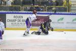 Photo hockey match Rouen - Lyon le 05/12/2014