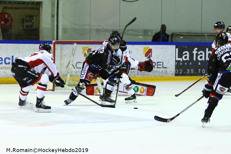 Photo hockey match Rouen - Mulhouse