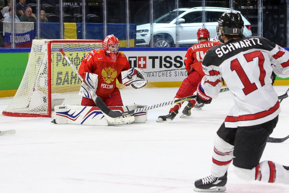 Photo hockey match Russia - Canada