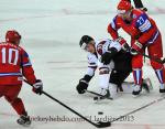 Photo hockey match Russia - Latvia le 04/05/2013