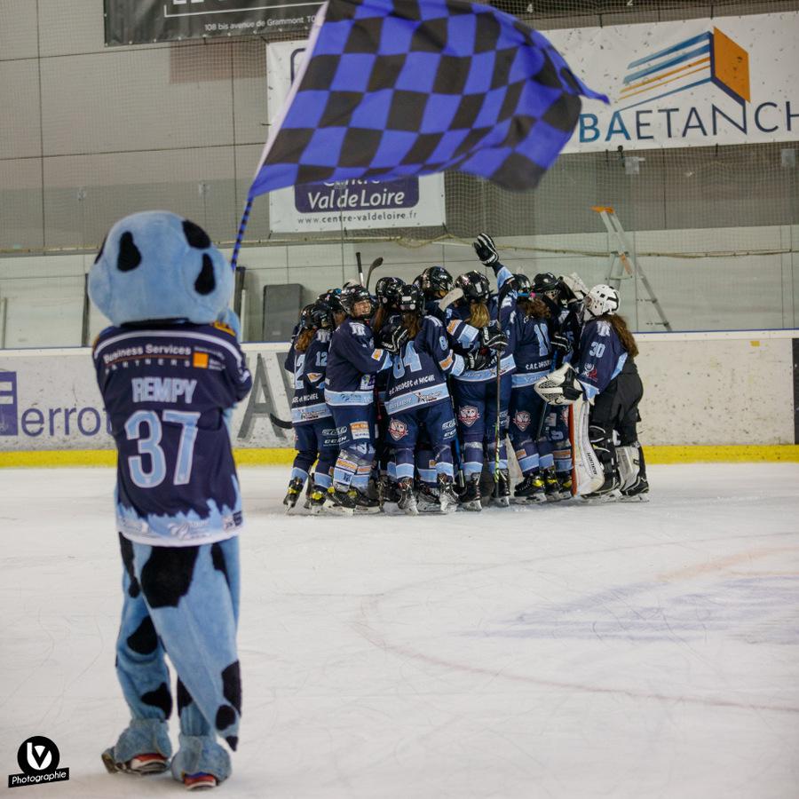 Photo hockey match Tours / Fminin - Cergy-Pontoise / Fminin
