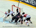 Photo hockey match United States of America - Austria le 04/05/2013