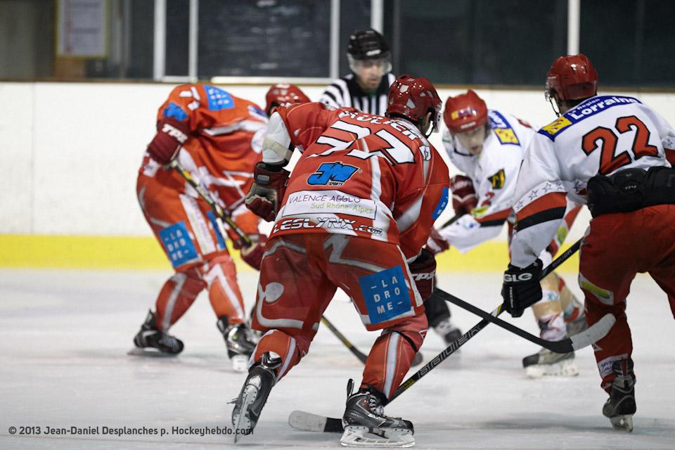 Photo hockey match Valence - Amnville