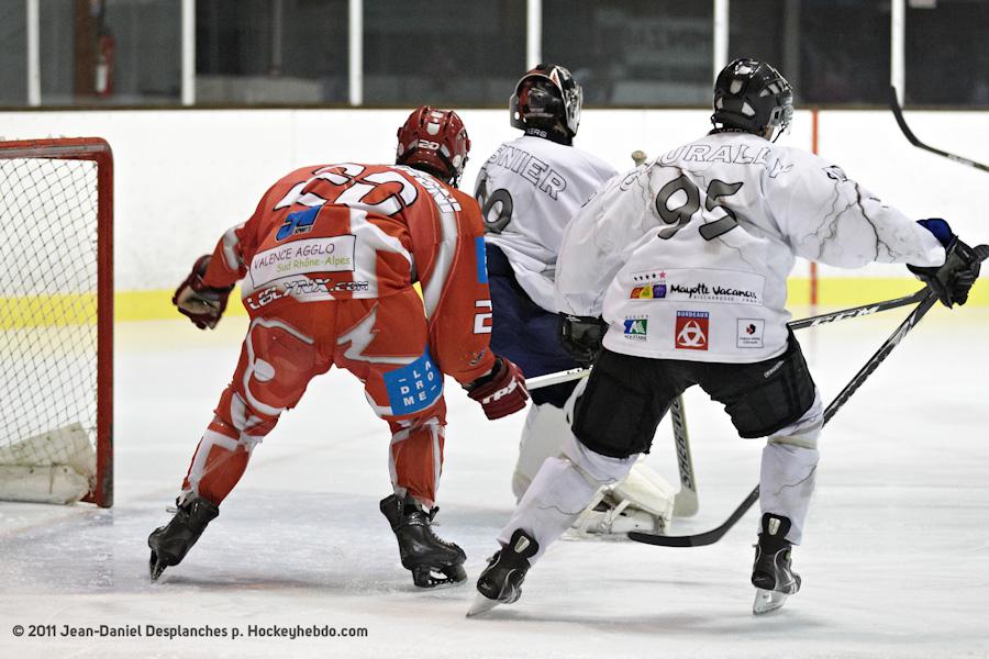 Photo hockey match Valence - Bordeaux