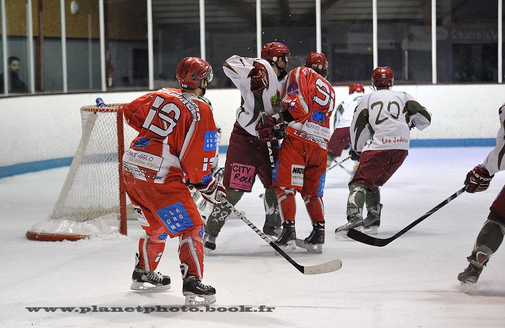 Photo hockey match Valence - Cergy-Pontoise