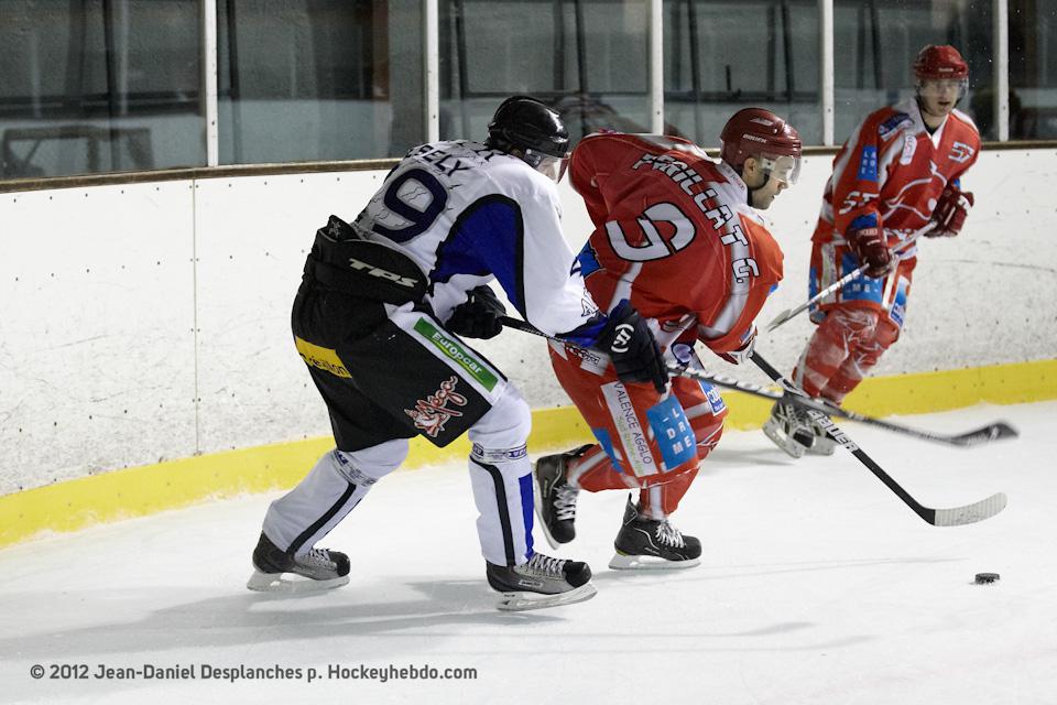 Photo hockey match Valence - Compigne