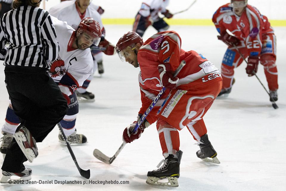 Photo hockey match Valence - Evry 