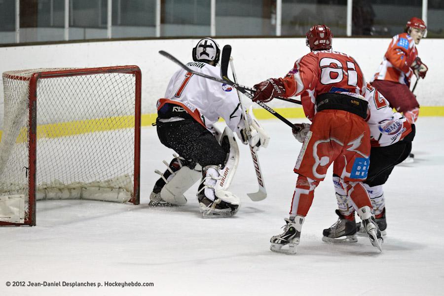 Photo hockey match Valence - Mont-Blanc