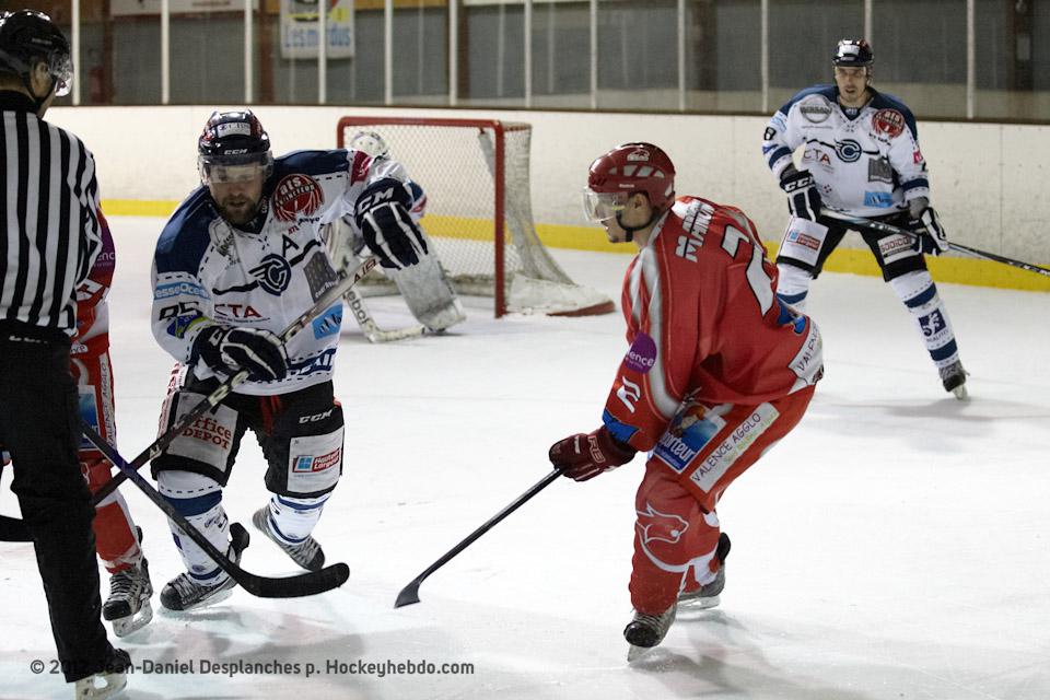 Photo hockey match Valence - Nantes 