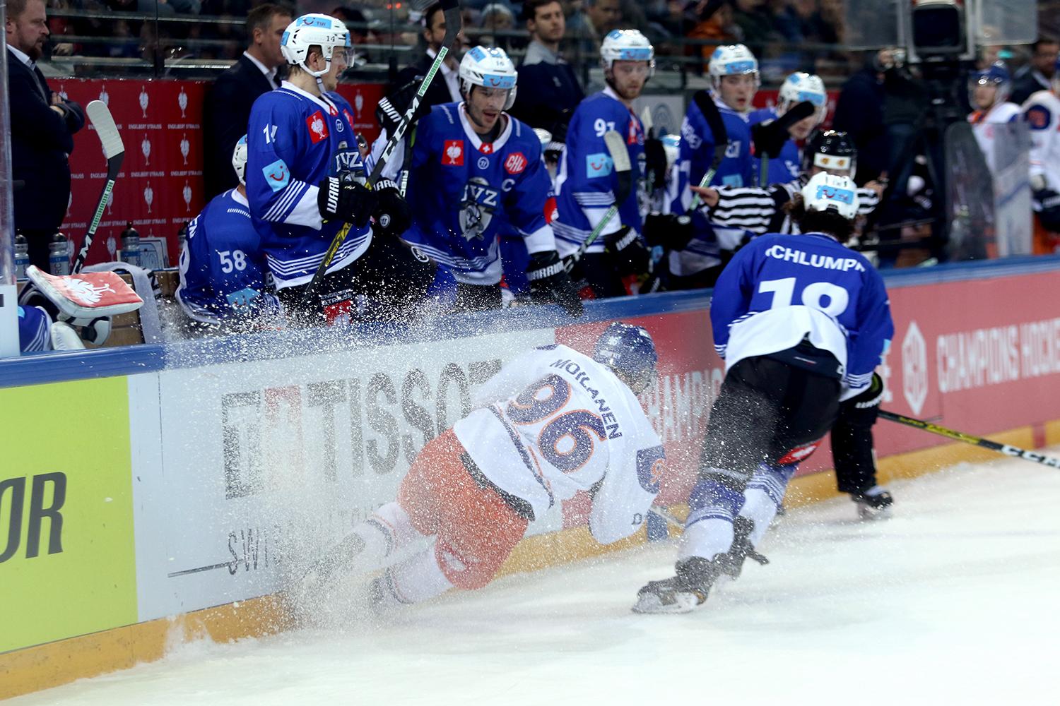 Photo hockey match Zug - Tampere