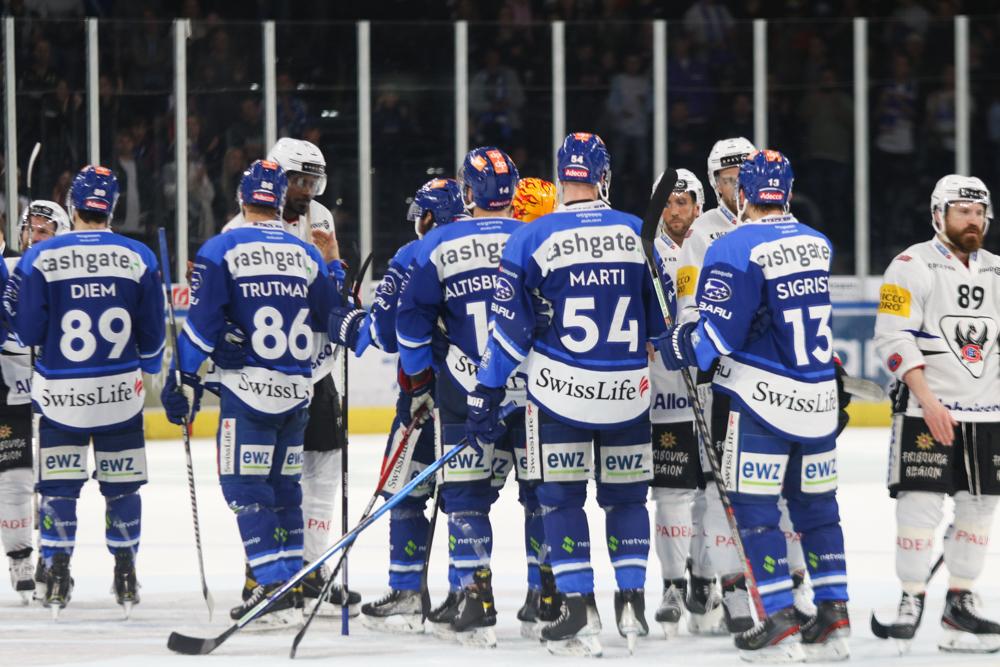 Photo hockey match Zürich - Fribourg