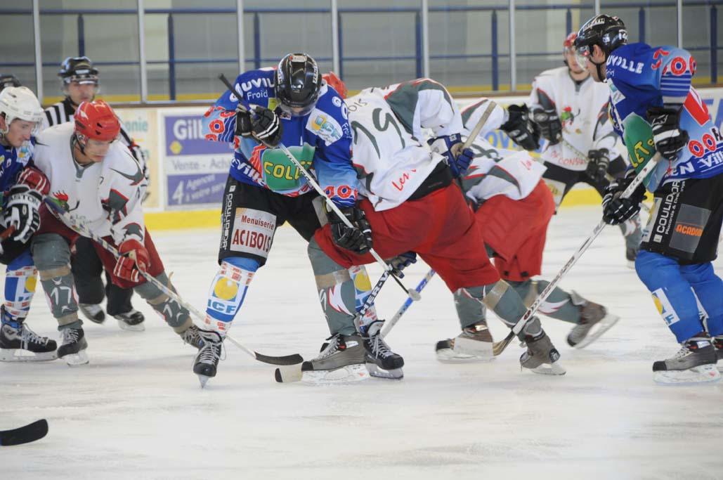 Photo hockey reportage Amical : Caen - Cergy 