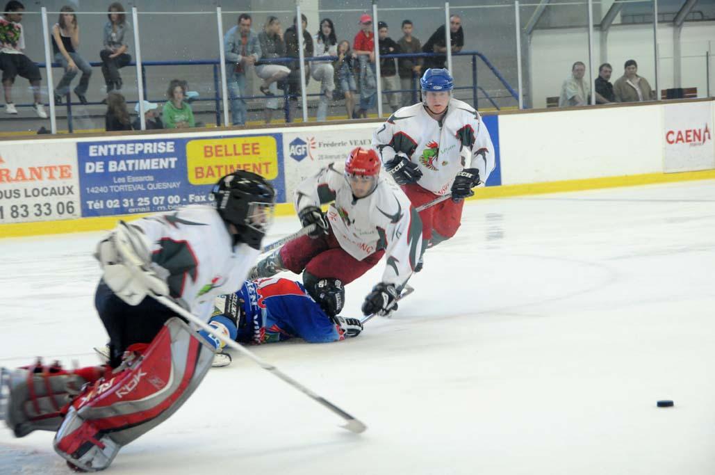Photo hockey reportage Amical : Caen - Cergy 