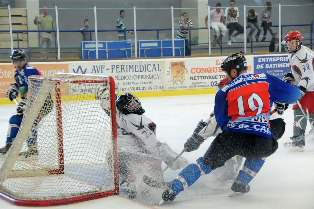 Photo hockey reportage Amical : Caen - Cergy 