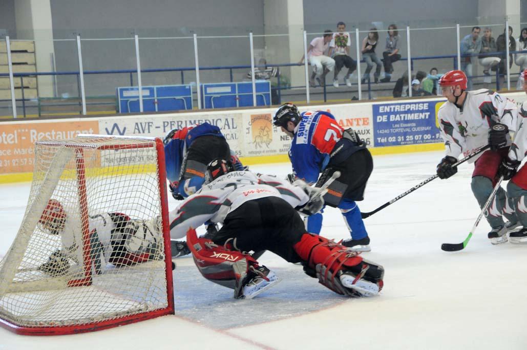Photo hockey reportage Amical : Caen - Cergy 
