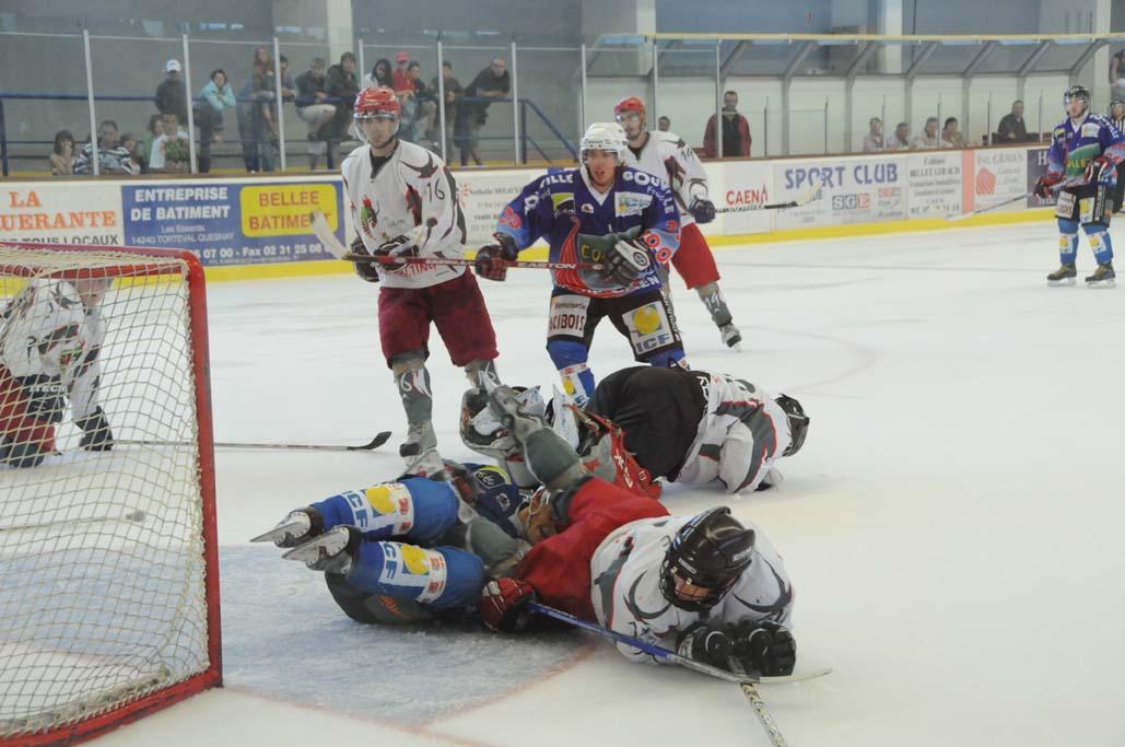 Photo hockey reportage Amical : Caen - Cergy 