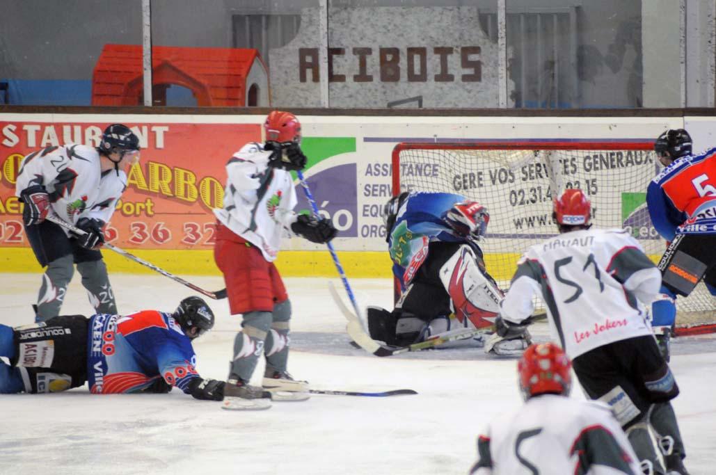 Photo hockey reportage Amical : Caen - Cergy 