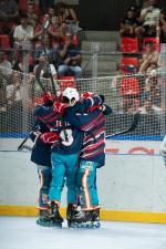 Photo hockey reportage BDL vs Yetis! Du roller hockey  Ple Sud