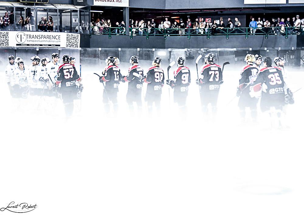 Photo hockey reportage Bordeaux dans le brouillard !