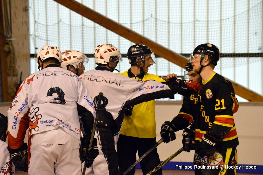 Photo hockey reportage CDF Roller : Les Griffons brillants