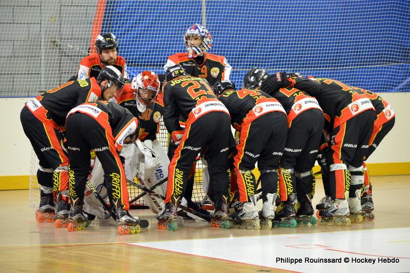 Photo hockey reportage CDF Roller : Les Griffons en quarts