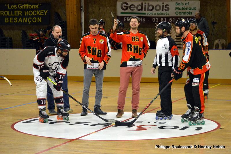 Photo hockey reportage CDF Roller : Les Griffons en quarts
