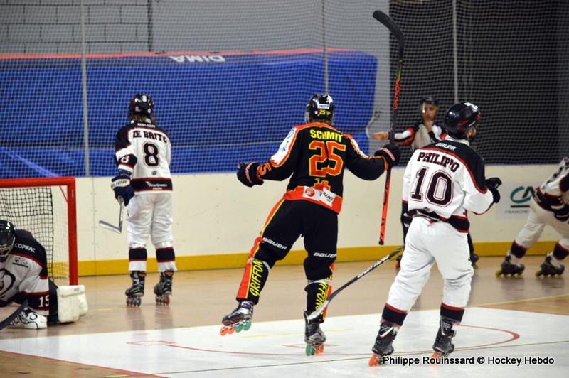 Photo hockey reportage CDF Roller : Les Griffons en quarts
