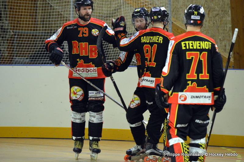 Photo hockey reportage CDF Roller : Les Griffons en quarts