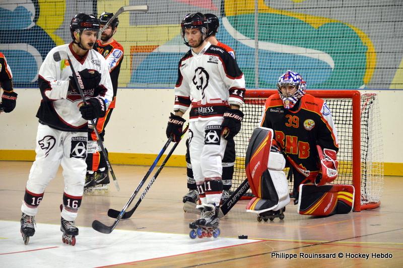 Photo hockey reportage CDF Roller : Les Griffons en quarts