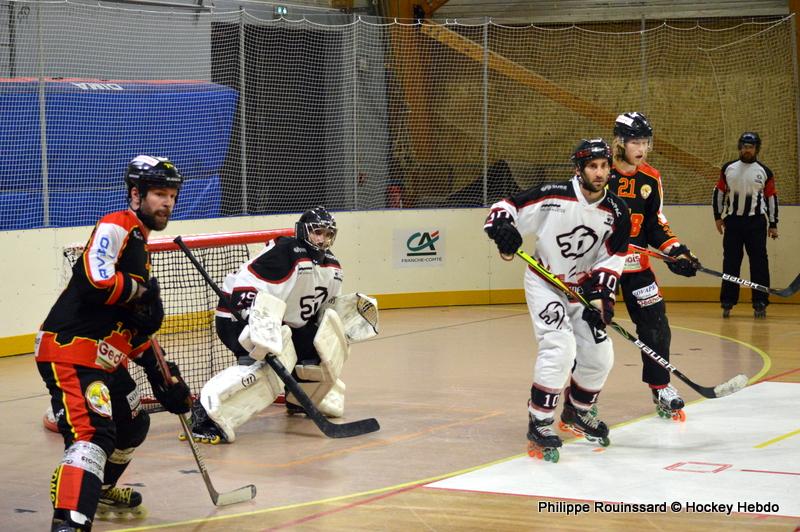Photo hockey reportage CDF Roller : Les Griffons en quarts