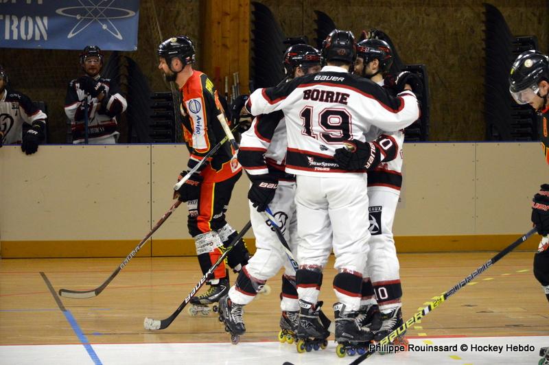 Photo hockey reportage CDF Roller : Les Griffons en quarts