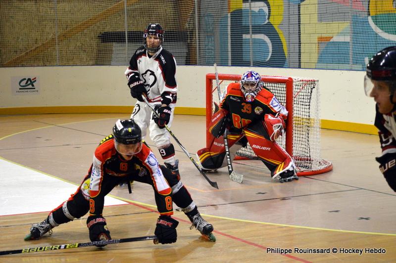 Photo hockey reportage CDF Roller : Les Griffons en quarts