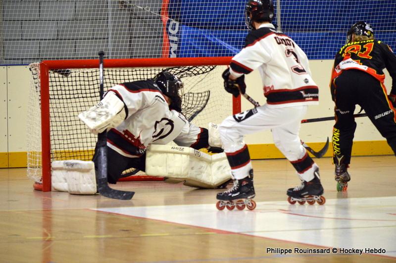 Photo hockey reportage CDF Roller : Les Griffons en quarts