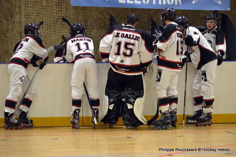 Photo hockey reportage CDF Roller : Les Griffons en quarts