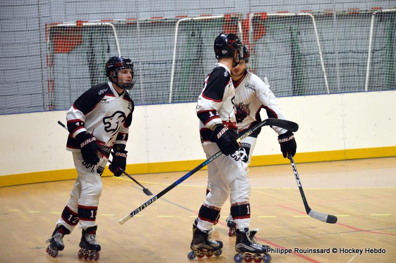 Photo hockey reportage CDF Roller : Les Griffons en quarts