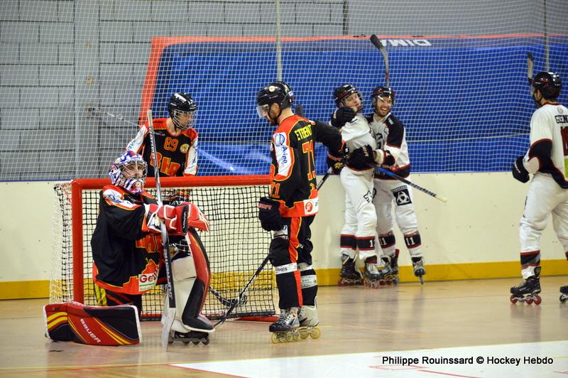 Photo hockey reportage CDF Roller : Les Griffons en quarts