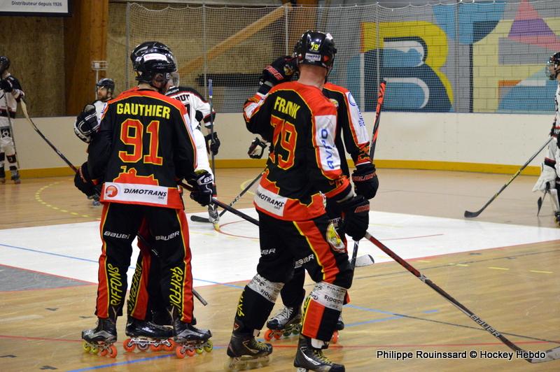 Photo hockey reportage CDF Roller : Les Griffons en quarts