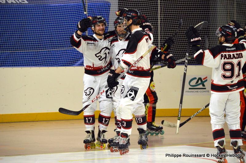 Photo hockey reportage CDF Roller : Les Griffons en quarts